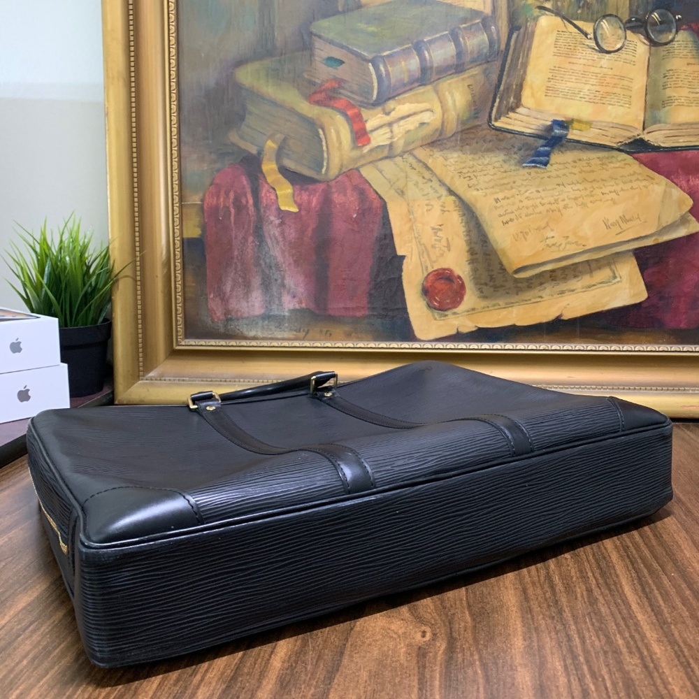 Vintage Louis Vuitton Porte-Documents Voyage Briefcase Epi - Picture 5 of 8